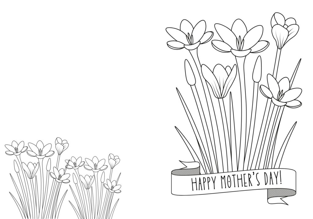 "Happy Mother's Day" Daffodils & Ribbon