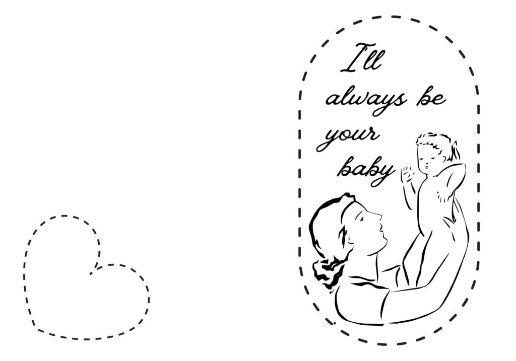 "I'll Always Be Your Baby" With Vintage Mother and Child